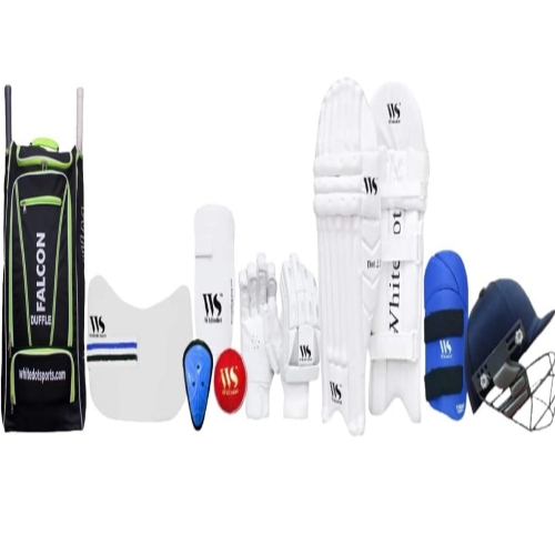 HITEDOT SPORTS Protective Gear Criycket Kit Set With Falcon 1.0 Cricket Kitbag Suitable For Mens/Adult/Large, Right Hand