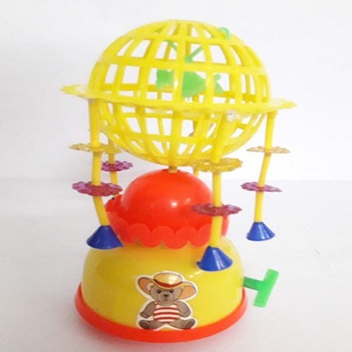 2 in 1 Jhoomer Soothing Sound with Pull Back Toy (Multicolor)