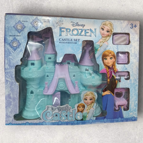 "Icy Majesty: The Frozen Castle Set Dollhouse for Girls, Grand Edition"